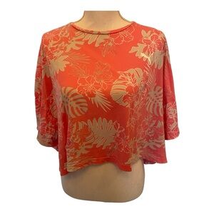 Puma crop boxy tee with print